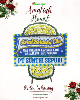 Papan Bunga Duka di Bejiharjo