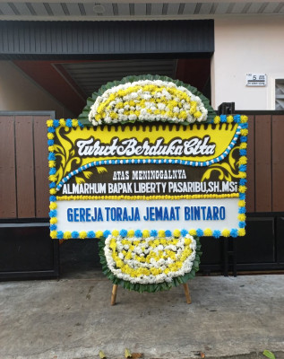 Papan Bunga Duka di Bejiharjo